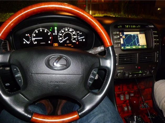 lexus ls430 black interior