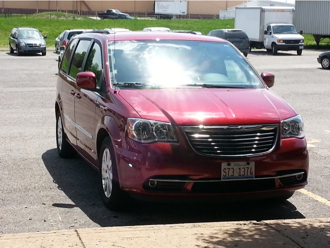 Rental car chrysler town country #3